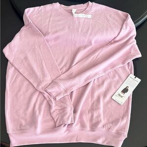 ALO SoHo Pullover, Sugarplum Pink, Small, NWT